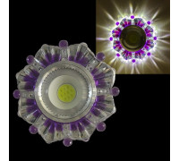 Встраиваемый светильник  42235-9.0-001PL MR16+LED3W CL/PP