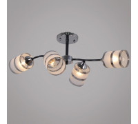 Люстра на штанге  45360-0.3-04 BK+CR