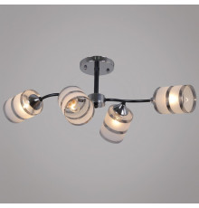 Люстра на штанге  45360-0.3-04 BK+CR