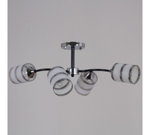 Люстра на штанге 45360-0.3-04 BK+CR