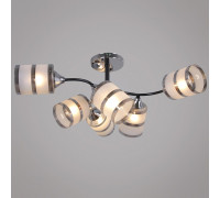 Люстра на штанге  45360-0.3-06 BK+CR