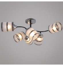 Люстра на штанге  45360-0.3-06 BK+CR