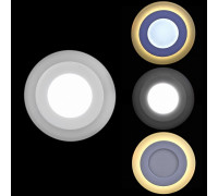 Встраиваемый светильник 70503-9.0-001TM LED3+2W WH/DL+WL (6500K+3000K)