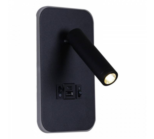 Бра Reluce LED 12 Вт USB 86204-9.2-001KT LED12W+USB BK