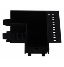Соединитель угловой L-образный для треков встраиваемых Reluce  RL 06202 corner connector BK