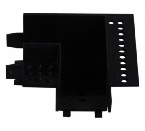 Соединитель угловой L-образный для треков встраиваемых Reluce RL 06202 corner connector BK