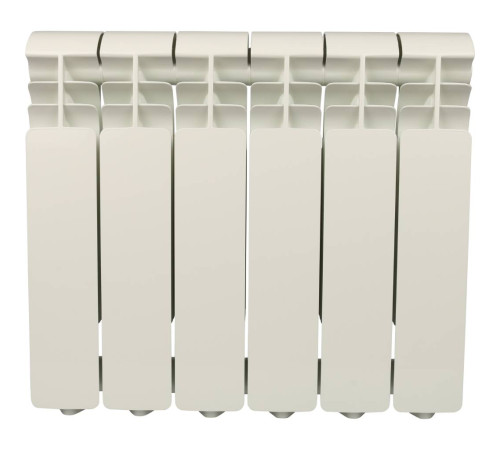 Радиатор алюминиевый Global ISEO 350 6 секций боковое подключение RAL 9010 IS035006