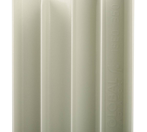 Радиатор алюминиевый Global ISEO 350 6 секций боковое подключение RAL 9010 IS035006