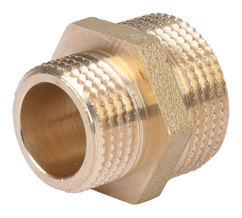 Ниппель HH TIEMME 3/4х1/2 латунный 1500012