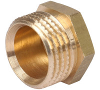 Заглушка резьбовая Tiemme 1/2 НР латунная 1500040