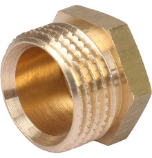 Заглушка резьбовая Tiemme 1/2 НР латунная 1500040