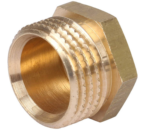Заглушка резьбовая Tiemme 1/2 НР латунная 1500040