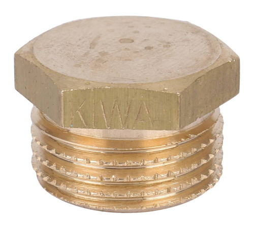 Заглушка резьбовая Tiemme 1/2 НР латунная 1500040