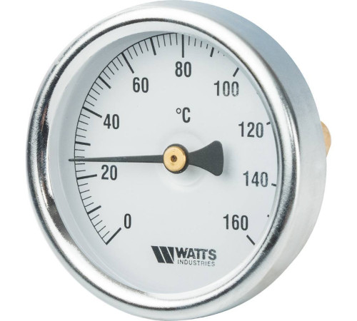 Термометр биметаллический аксиальный Watts F+R801 63/50 мм 1/2 0-160 °C 10005806