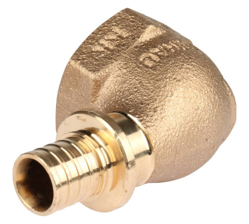 Угольник-переходник REHAU RAUTITAN RX+ 16-Rp 3/4 внутренняя резьба бронза 14563541001