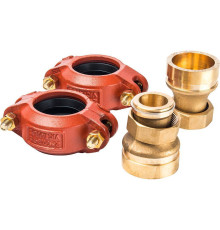 Комплект переходников Meibes НГ х Victaulic 1 1/2 Ду 50 M66305.50