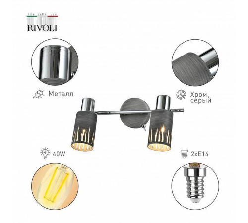 Спот Rivoli Lethe 1xGU10 Б0055654