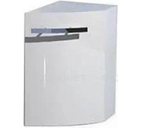 Шкаф-пенал Aquanet Римини полукруглый левый белый 00164196