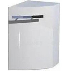 Шкаф-пенал Aquanet Римини полукруглый левый белый 00164196