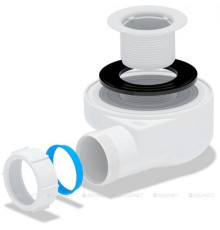 Сифон для душевого поддона АНИ Пласт SL без крышки E550BK