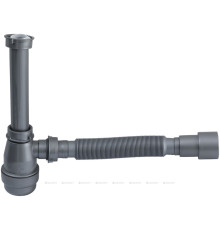 Сифон для раковины Aquanet 5/4 40/50 мм серый 00332449