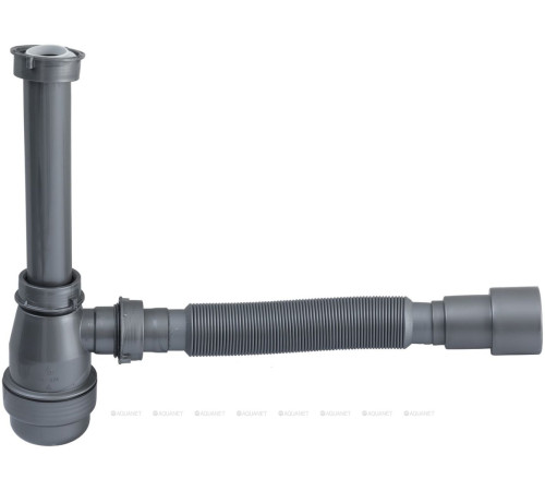 Сифон для раковины Aquanet 5/4 40/50 мм серый 00332449