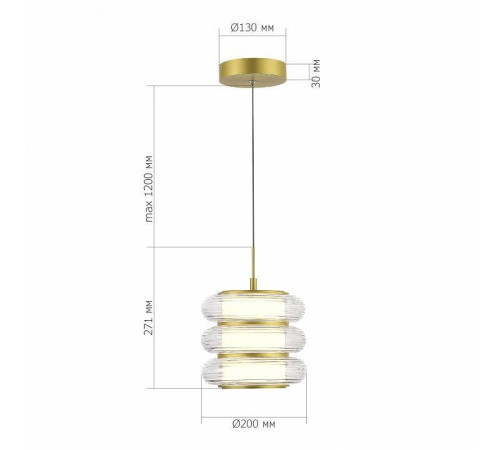 Подвесной светильник ST-Luce FRITTELA SL6239.203.03