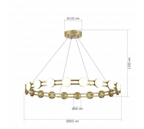 Подвесная люстра ST-Luce MONRO SL6610.203.20