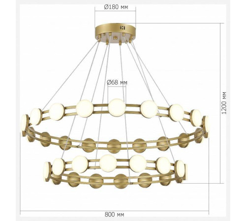Подвесная люстра ST-Luce MONRO SL6610.203.36