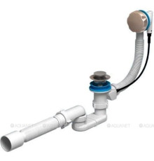Сифон для ванны полуавтоматический АНИ пласт плоский 520 мм металл EM601