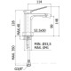 Смеситель для биде Paffoni Tilt без донного клапана черный матовый TI131NO