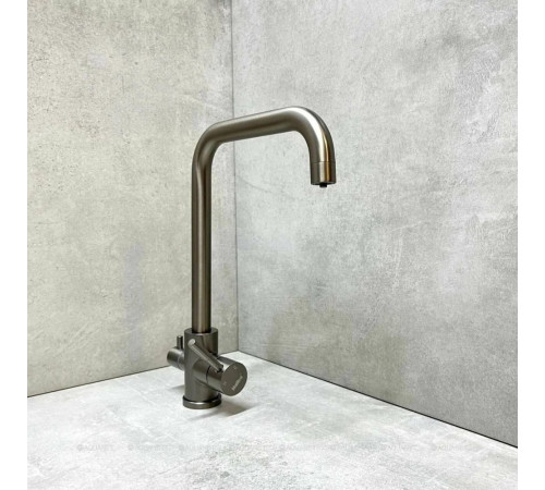 Смеситель для кухни Haiba HB43829-3 оружейная сталь HB43829-3