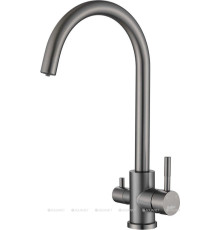 Смеситель для кухни Haiba HB76819-3 оружейная сталь HB76819-3