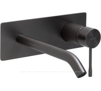 Смеситель для умывальника Allen Brau Priority 4.0 встраиваемый прямоугольный графит браш 5.31D03-MG