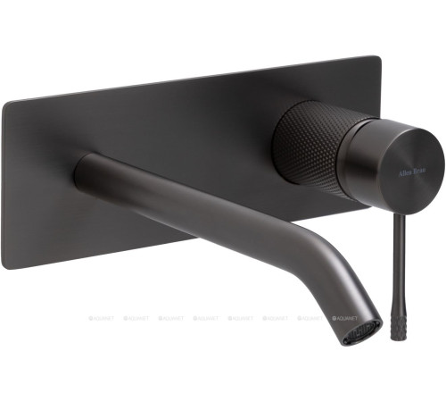 Смеситель для умывальника Allen Brau Priority 4.0 встраиваемый прямоугольный графит браш 5.31D03-MG