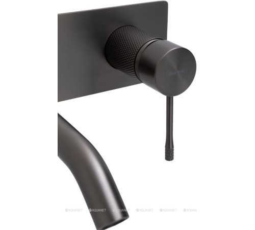 Смеситель для умывальника Allen Brau Priority 4.0 встраиваемый прямоугольный графит браш 5.31D03-MG