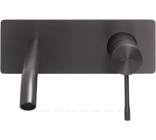 Смеситель для умывальника Allen Brau Priority 4.0 встраиваемый прямоугольный графит браш 5.31D03-MG