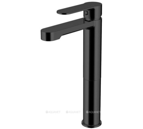 Смеситель для умывальника Aquanet Passion высокий черный матовый AF300-11B