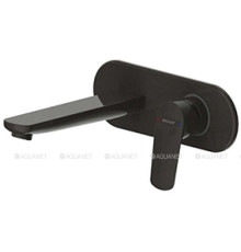 Внешняя часть встраиваемого смесителя для раковины Bravat Rhein черный матовый P8429564BW-ENG