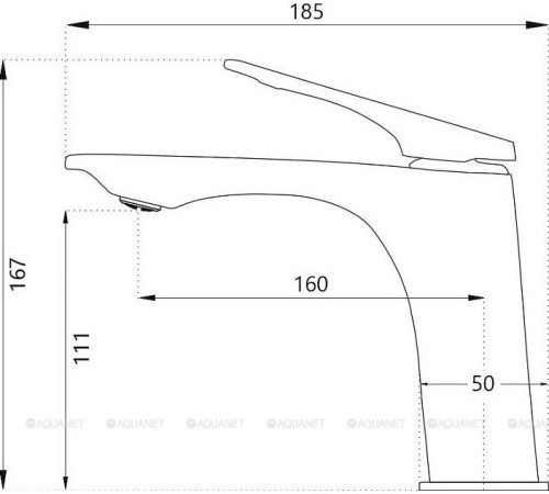 Смеситель для раковины Haiba HB10816-7 черный HB10816-7