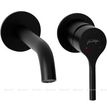 Смеситель для раковины Jacob Delafon Elate с внутренней частью черный E28318-BL