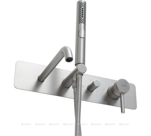 Смеситель для ванны встраиваемый Allen Brau Priority 3.0 излив 200 мм никель 5.31A06-BN