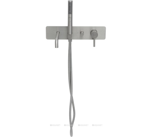 Смеситель для ванны встраиваемый Allen Brau Priority 3.0 излив 200 мм никель 5.31A06-BN