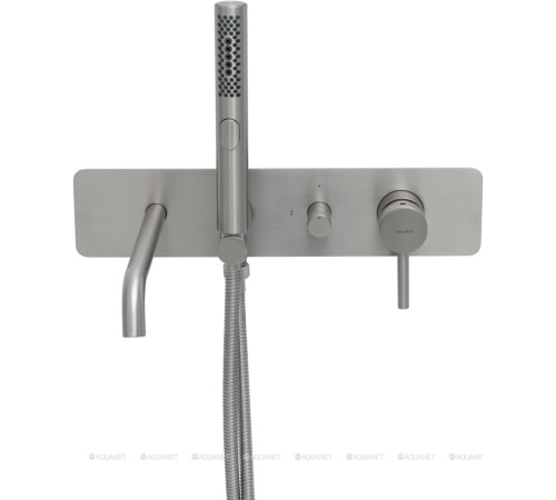 Смеситель для ванны встраиваемый Allen Brau Priority 3.0 излив 200 мм никель 5.31A06-BN