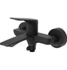 Смеситель для ванны Haiba с коротким изливом черный HB60816-7