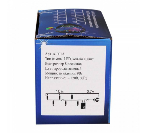 Гирлянда Нить Sneha A-001A LED WT