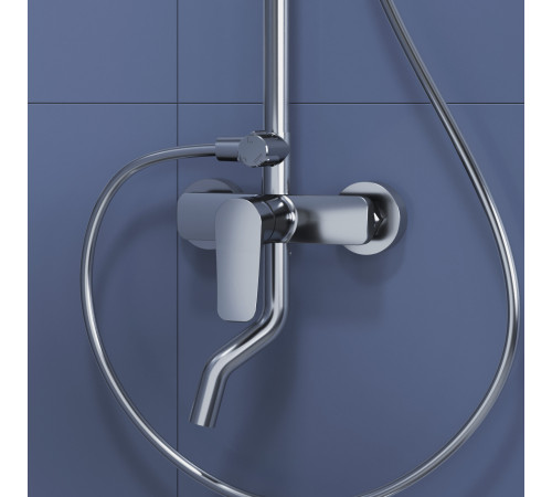 Душевая стойка со смесителем RGW SP-25 хром 59140125-01