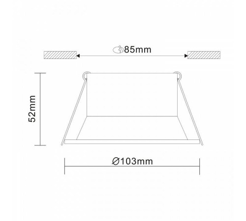 Встраиваемый светильник ST-Luce Grosi ST207.508.01