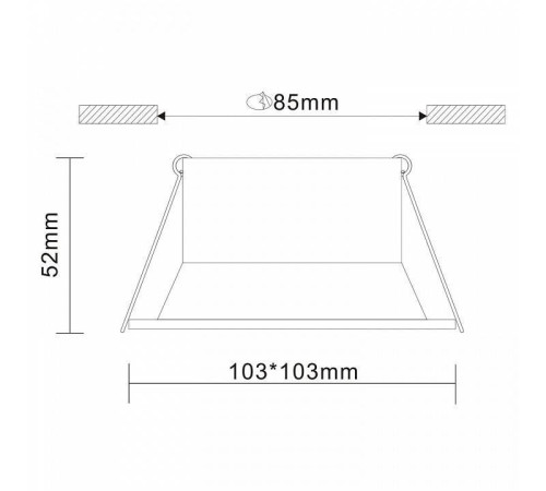 Встраиваемый светильник ST-Luce Grosi ST207.518.01