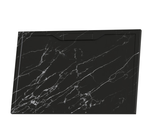 Душевой поддон прямоугольный RGW Stone Tray Elite STE MB 800x1000 мм черный мрамор 52342810-14